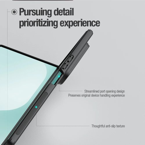 Capa Nillkin para Samsung Galaxy Z Fold7 5G — híbrida (TPU macio + PC rígido), antichoque, acabamento mate para dobrável