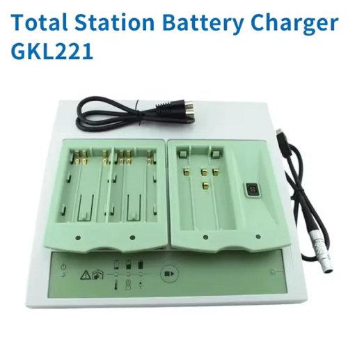 Oplader voor accu's GEB364/GKL221/GKL311/GKL341 – geschikt voor Total Station TZ05/TZ08/TZ12, vervangt GEB361/GEB363