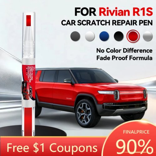 Средство для удаления царапин краски для Rivian R1S — Набор по уходу и локальному ремонту лакокрасочного покрытия (Green Glacier / White LA / Silver / Midnight)