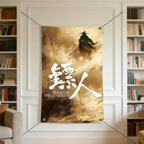 Cờ ngoài trời G-Guardians – biển hiệu trang trí cho cắm trại, lễ hội âm nhạc, livestream, tiệc và trang trí nhà