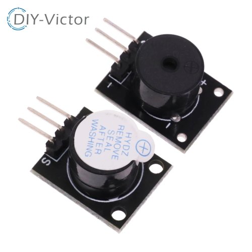 Modulo buzzer KY-006 (passivo) + KY-012 (attivo) per Arduino — Cicalino/Allarme per robot/auto smart