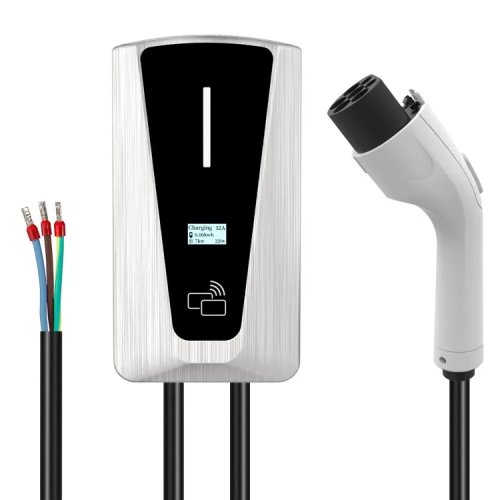 Cargador EV 7,4 kW 32A AC (GB/T) para montaje en pared con cable de 5 m — Cargador doméstico para coche eléctrico