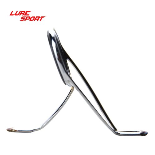 LureSport KW набор из 10 направляющих (кольца) для удилища — стальная серебристая рамка с чёрной вставкой, для карповых/сёрф-удилищ, запчасть для ремонта/DIY