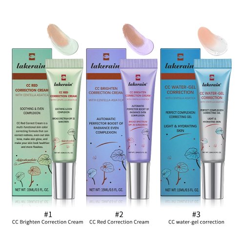 CC Cream que cambia de color, base líquida con Centella (Cica), alta cobertura, base para el rostro