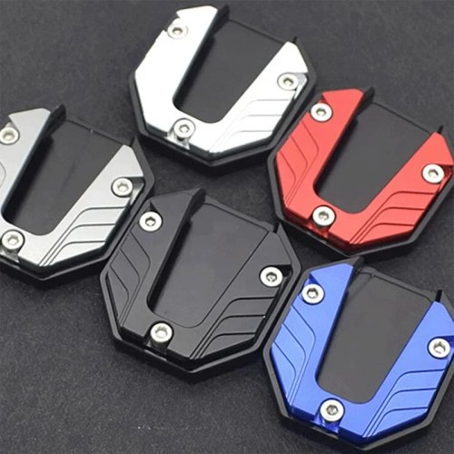 Extensor de pata de caballete lateral para moto/scooter en aleación de aluminio — placa de apoyo