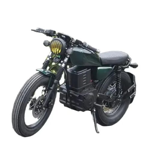 Moto eléctrica Luyuan retro clásica 2 plazas — batería de litio, estilo vintage, para adultos