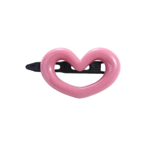 Pinza de pelo lateral con corazón estilo coreano para mujer y niña – pinza para flequillo Y2K