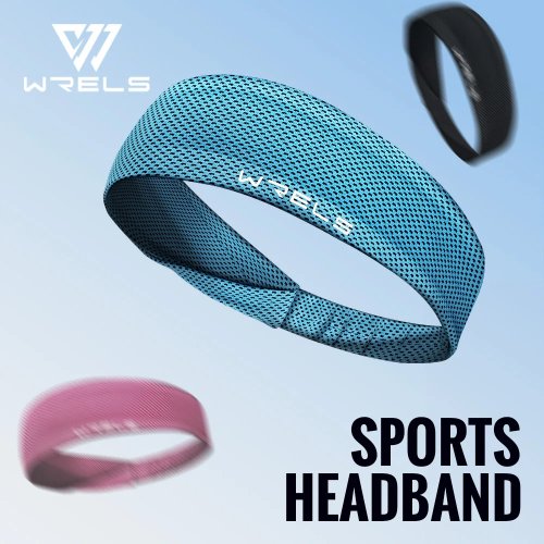 Bandeau de sport été — respirant, élastique et antidérapant, absorbant la transpiration, léger pour course et tennis