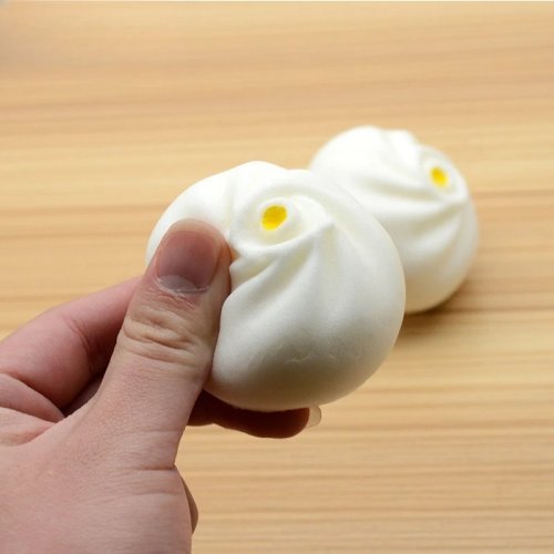 Squishy Mochi en silicone fait main – Jouet anti-stress doux et légèrement collant, fidget à pincer, jouet sensoriel relaxant pour enfants et adultes