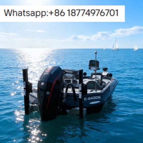 6,4 m Aluminium-Bassboot, V-Rumpf, 3 Personen
