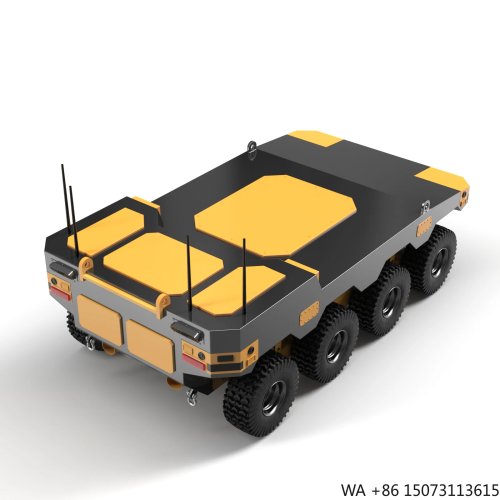 Châssis 8x8 pour véhicule de secours amphibie, transmission 8 roues tout-terrain pour interventions en milieux extrêmes