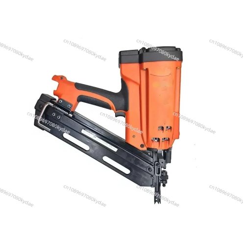 Rechargeable Lithium Battery Cordless Electric Pneumatic Nail Gun (220V) for Woodworking — paper‑strip angled steel nails