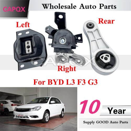 CAPQX แท่นเครื่อง (1 ชิ้น) สำหรับ BYD L3/F3/G3 AT – ยางรอง/แท่นรองเครื่อง F3Y-1001510 F3Y-1001700 F3T-1001300