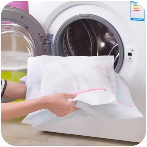 3-Pack Zippered Mesh Laundry Bags — Reusable Washing Machine Bags for Bras, Socks & Underwear
