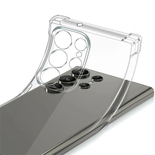 삼성 Galaxy S24/S23/S22/S21/S21+/S21 Ultra 및 A 시리즈용 투명 충격 방지 케이스 (A54, A34, A14, A03, A53, A33, A23, A13, A52, A32, A22, A12)