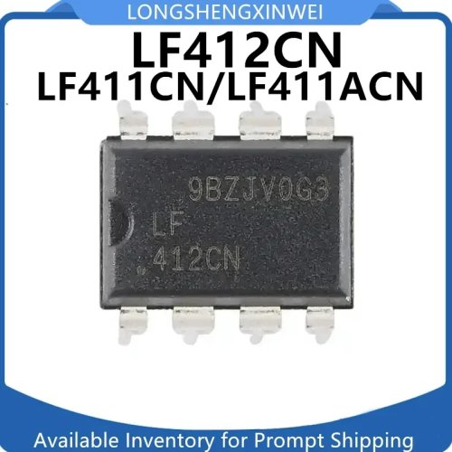 Оригинальная микросхема LF412CN / LF411CN / LF411ACN, DIP-8, операционный усилитель (микросхема) - 1 шт.