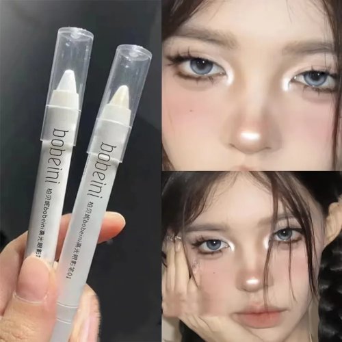 Pearlescent & Matte Eyeshadow Pencil — Long‑lasting Brightening, Silky Eye Highlight Stick