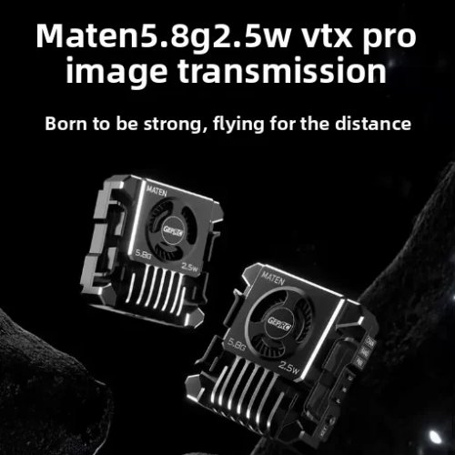 GEPRC MATEN 5.8GHz 3W VTX Pro – FPV-videotransmitter voor lange afstand met sterke warmteafvoer voor RC-drone