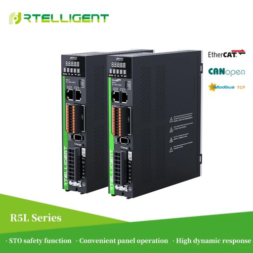 درّايف سيرفو AC من Rtelligent الجيل الخامس 50 واط–2 كيلوواط، يدعم EtherCAT/RS485/التحكم بنبضات