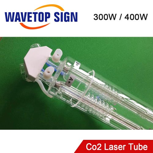 Tabung Laser CO2 WaveTopSign SX300 300W (2-core) panjang 1800mm / SX400W (3-core, Ø132mm) untuk mesin ukir dan potong laser CO2