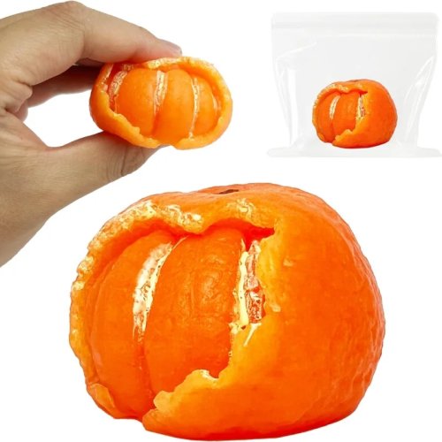 Squishy mandarine parfumé, jouet mou anti-stress en forme d'orange — cadeau mignon pour enfants et adultes