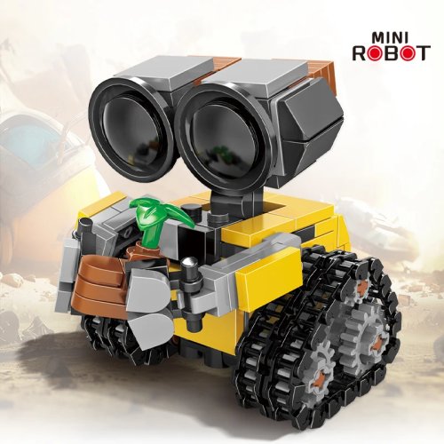 Міні космічний робот MOC конструктор 217 дет. — гусеничний робот, Sci‑Fi блоки для дітей та дорослих, подарунок