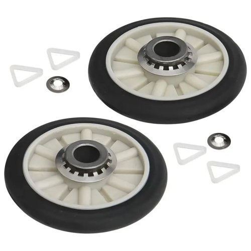 Dryer drum roller replacement compatible with Whirlpool / Kenmore / Sears — replaces AP3098345, 337089, 3389901, 3397588, 3397590, 349241T
