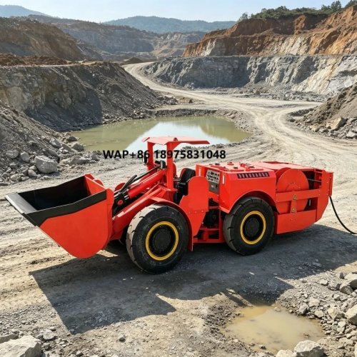 TC-100E elektrische ondergrondse LHD-lader 2 t / 1 m³ – voor smalle mijngangen