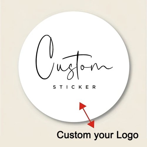 Pegatinas personalizadas con foto — Etiquetas impermeables con logo a todo color para eventos promocionales y regalos corporativos