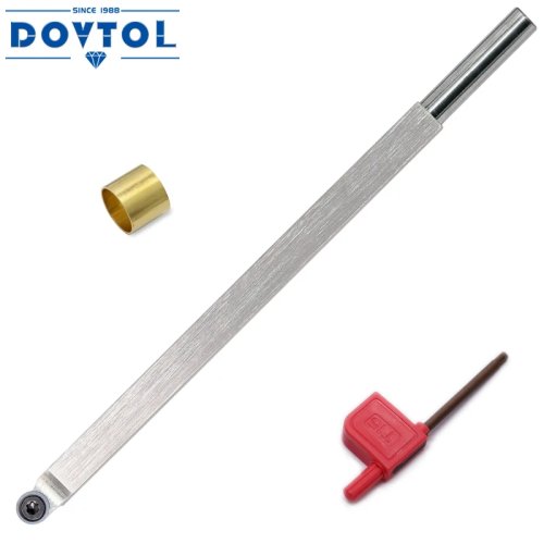 Gubia de acabamento para torno de madeira com pastilha de carboneto Ø8,9 mm (Ci5) – barra para torneamento, hobby e bricolage