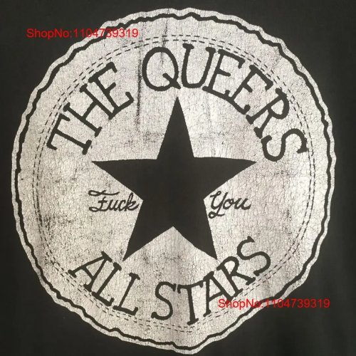 The Queers Convergence – Vintage-Fade T‑Shirt in Schwarz, Washed-Optik, Unisex Streetwear, atmungsaktiv und bequem