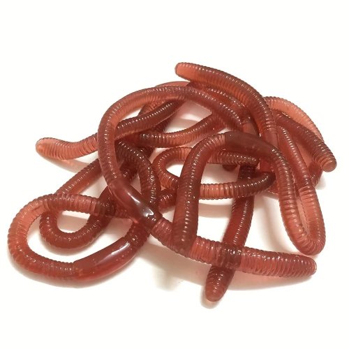 Realistic Soft Rubber Earthworm — Fake Worm Prank Toy to Scare People