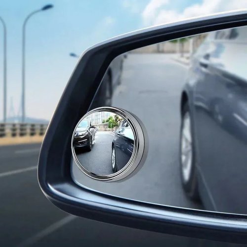 2 cái gương điểm mù 360° điều chỉnh, gương cầu lồi tròn góc rộng cho gương chiếu hậu ô tô