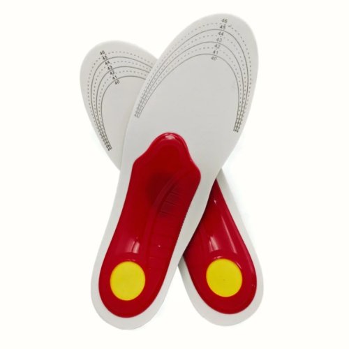 Orthotic arch‑support insoles for flat feet — orthopedic cushioned insoles with air‑flow damping for pressure relief