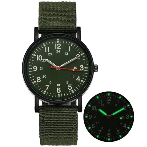 Orologio uomo quarzo 2023 stile lusso – lancette luminescenti, quadrante grande, impermeabile