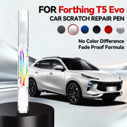 Caneta de retoque de pintura para carro — Removedor de riscos DIY, Preto/Branco/Azul/Verde — Para Dongfeng Forthing T5 Evo 2018-2025 (CMP)