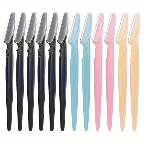 Augenbrauen-Trimmer-Set (3/5/6/10/12 St.) – Sanfter Gesichtshaarschneider zum Formen und Pflegen
