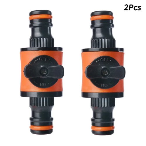 2er Set Absperrventil für Gartenschlauch – Schlauchkupplung/Adapter für Wasseranschluss, Reparatur & Bewässerung