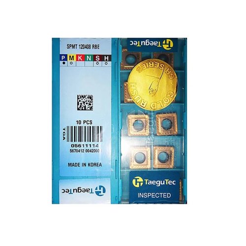 TaeguTec originele SPMT120408 (SPMT12) TT9080 universele, indexeerbare wisselplaat (hardmetaal) voor King U-Drill