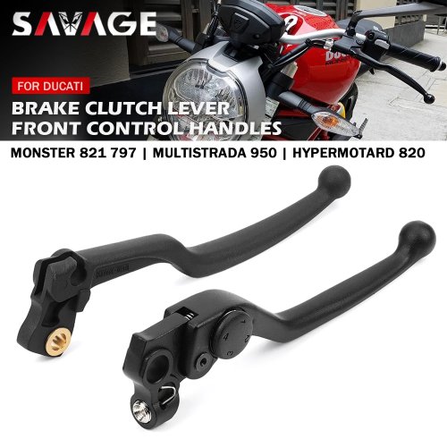 Передние рычаги тормоза и сцепления для Ducati Monster 821/797, Hypermotard 820, Multistrada 950