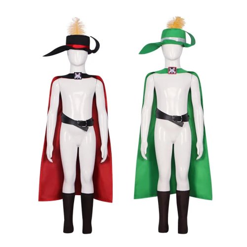 Puss in Boots Cosplay Costume for Adults & Kids — Full Cat Suit with Cloak, Hat & Belt — Anime Movie / Halloween