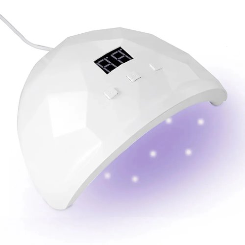 LULAA UV Nail Lamp - Gel Nail Dryer with Eye Protection, UV/LED Gel Polish Curing Light for Home & Salon