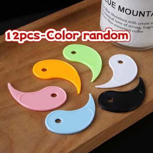 Lot de 12 Ouvre-boîtes portable (couleurs aléatoires) – Coupeur en plastique pour colis, ruban/film et papier graphique – Outil pratique pour coursiers, idéal pour Noël