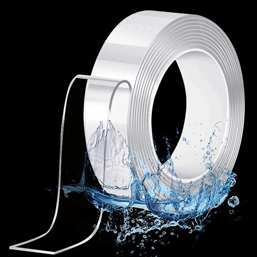 Nano-Doppelseitiges Klebeband 1–10 m – transparent, hochfest, wiederverwendbar, wasserfest Montageband