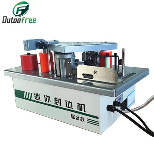 800W 220V 휴대용 수동 PVC 엣지밴더, 양면 접착 방식, 목공용