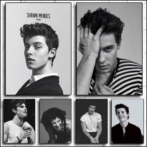Poster Shawn Mendes – Cetak dinding untuk ruang tamu, kamar tidur atau bar – Dekorasi rumah & hadiah