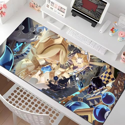 Cookie Run: Kingdom large square mouse pad — multiple sizes, rubber anti-slip gaming/office desk mat