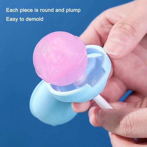Molde de silicona para paletas/pirulitas sin BPA con palitos — grado alimenticio, reutilizable y fácil de desmoldar, para niños