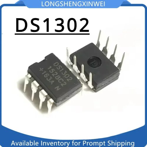 دائرة متكاملة DS1302 (RTC)، حزمة DIP-8، قطعة واحدة، جديدة