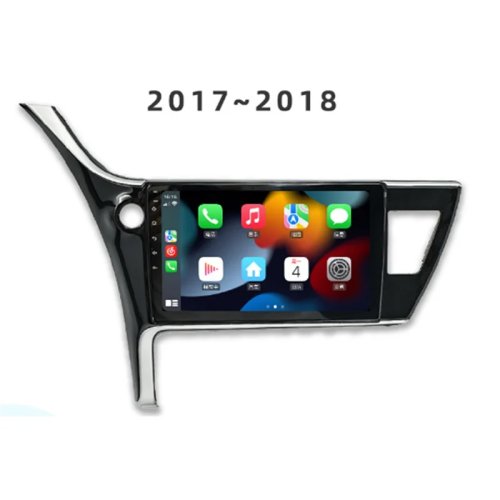 Màn hình giải trí GPS cho Toyota Corolla 2017-2018, CarPlay không dây, Android Auto, MP5 player, 2GB RAM/32GB bộ nhớ
